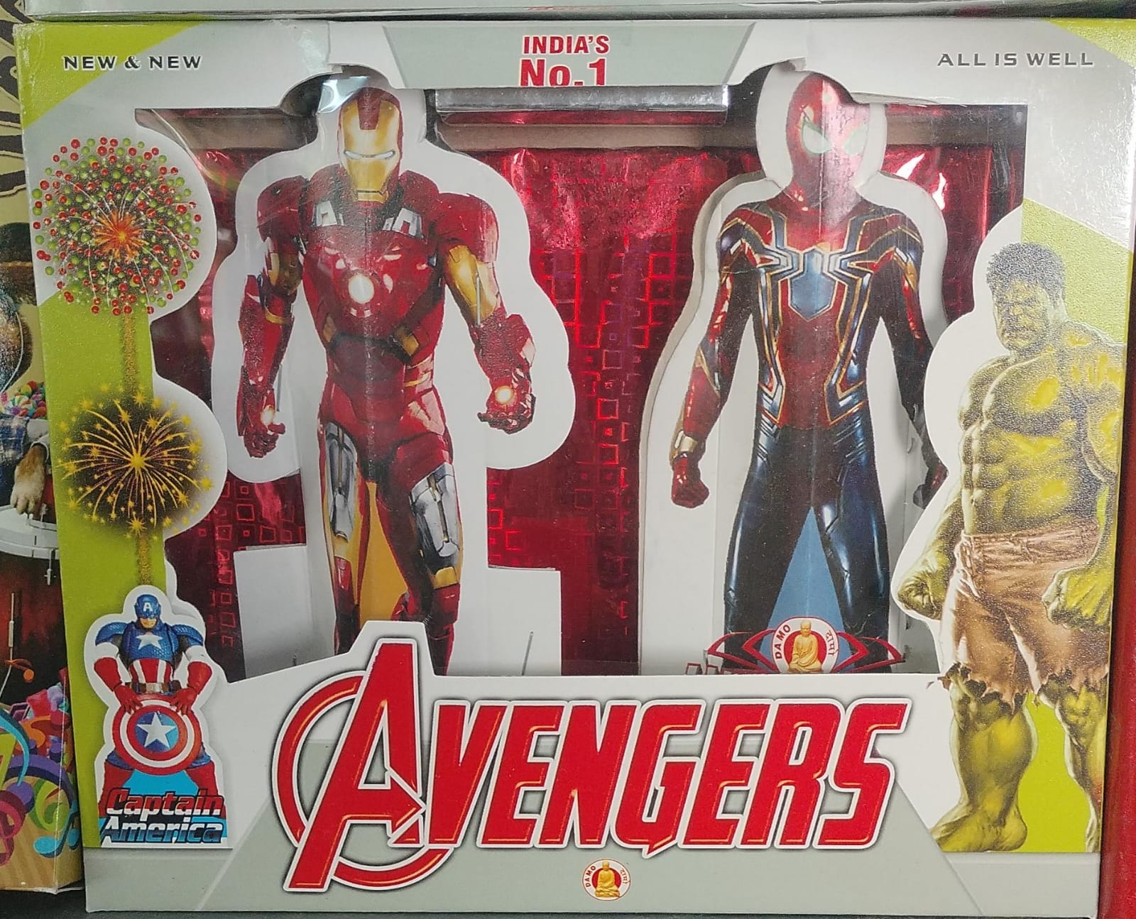 SK Pyro Park AVENGERS-SKY DOUBLE ACTION (2PCS)
